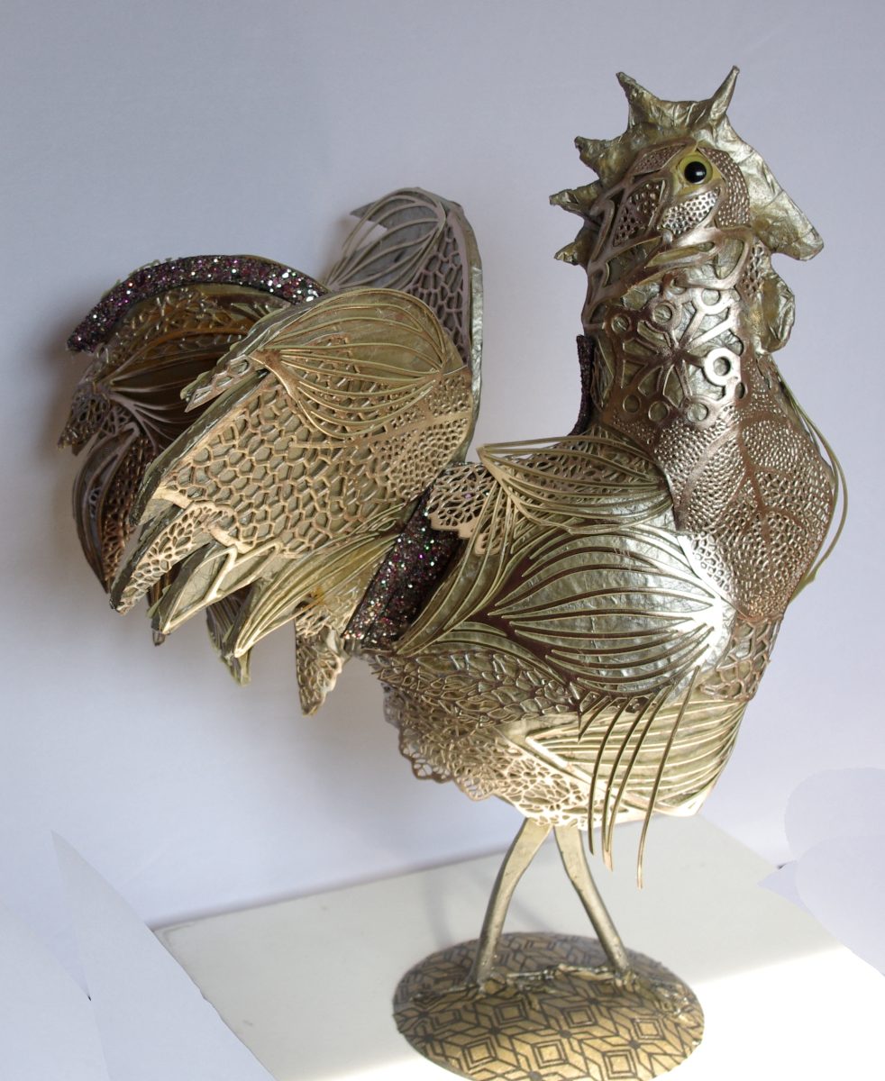 Coq à 3 queues
47x43x37 cm
le 30/04/25
